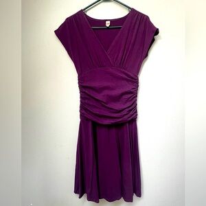 Purple dress- Women’s size small (size 4-6)  (90% cotton, 10% lycra)